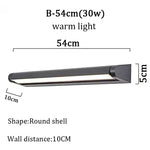lampe murale extérieure led moderne réglable ip65 noir jaune chaud 2492000lm