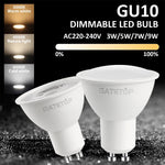 ampoule led gu10 blanc moderne rail éclairage intérieur maison chambre salon projecteur 50w