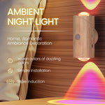 lampe murale rechargeable capteur mouvement modes éclairage led adhésif indicateur charge type