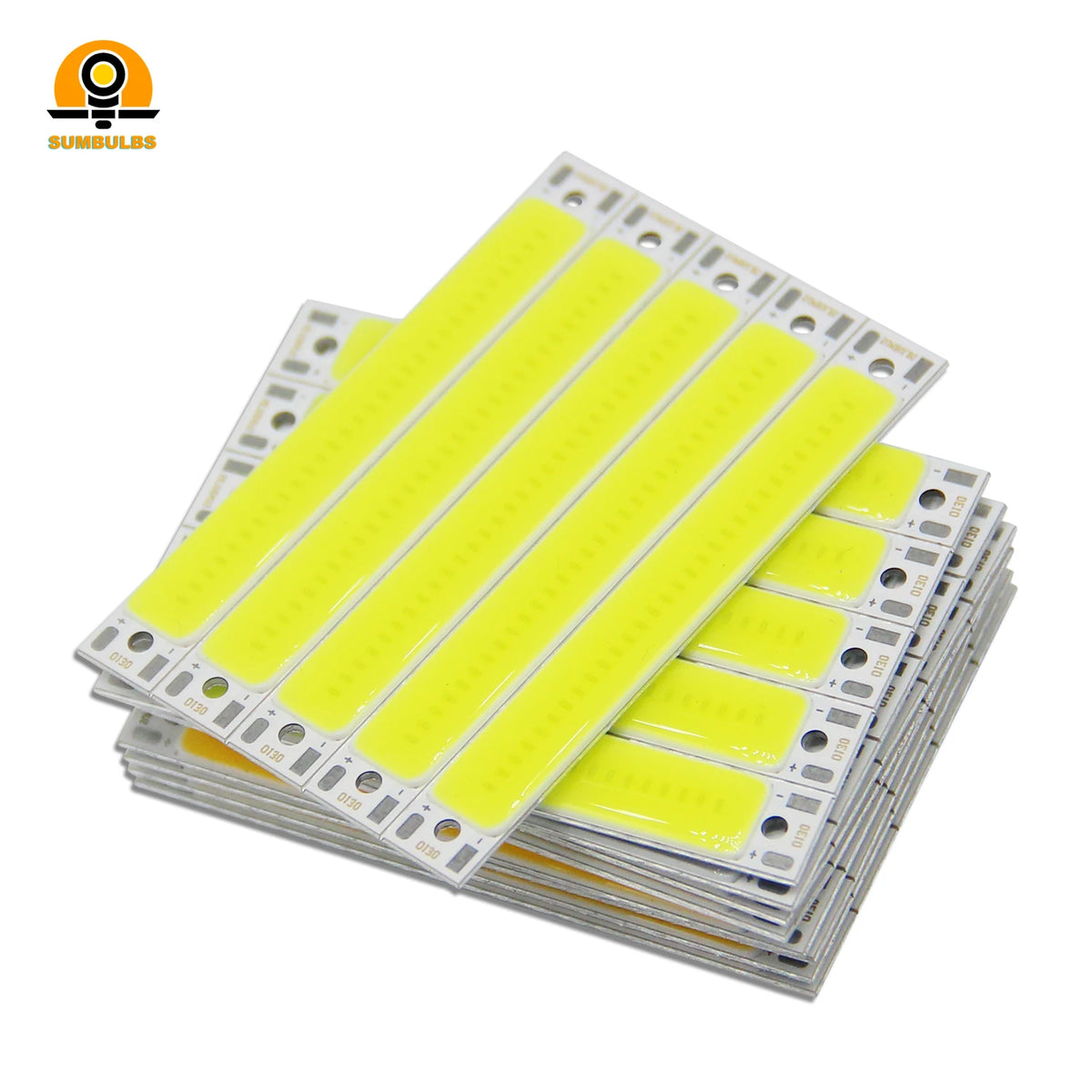lampe led 60x50mm blanc jaune moderne aluminium silicone efficace 100lm/w
