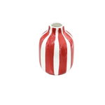 vase porcelaine rose blanc rayures horizontales moderne décoration intérieure arrangement floral maison