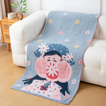 serviette bain coton biologique noël dessin animé moderne rectangle opaque lavable machine haute absorption