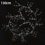 couronne fleurs artificielles transparentes ovales romantique 100cm 120cm 130cm 150cm