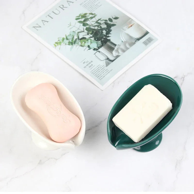 support savon céramique marbré doré blanc vert moderne adhésif drainage