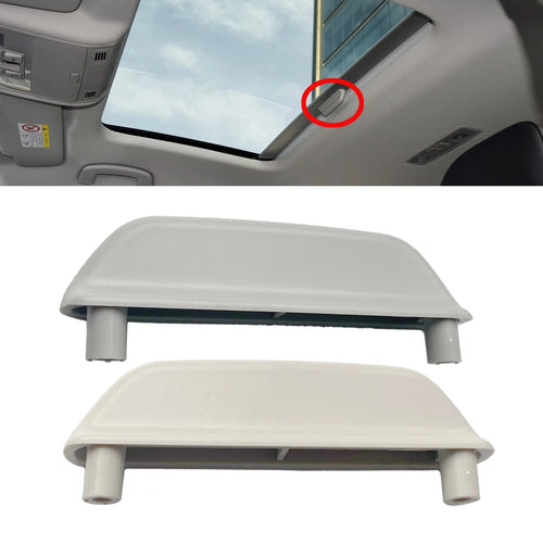 poignée rideau toit ouvrant plastique gris clair blanc cassé vw golf skoda octavia oem