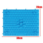 tapis massage points concaves violet vert rose bleu moderne opacité yoga circulation sanguine