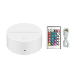 boîte lumière tactile câble usb télécommande 16 couleurs moderne noire matériau métal