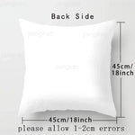 taie d'oreiller motif floral rose lettres initiales respectueux environnement moderne blanc