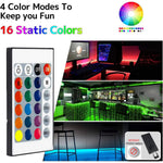 ruban led flexible 567 leds rgb changement couleur télécommande moderne vert rouge bleu violet