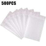 enveloppes bulles auto scellantes 500 pieces blanc texture bulle moderne adhésif rembourrées expédition imperméable
