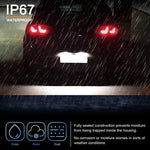 lampe led plaque immatriculation noir moderne seat skoda adhésif 12v 30lm 3w