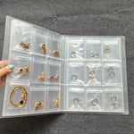 boîte rangement bijoux transparente moderne pratique zip boucles oreilles bracelets colliers accessoires