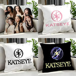 housses coussin imprimées polyester blanc motif personnes modernes 30x30cm 35x35cm 40x40cm 45x45cm 50x50cm