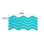tapis bain antidérapant moderne adhésif blanc rayures horizontales respectueux environnement salle bain