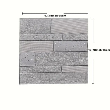 panneau decoratif mural brique blanc adhesif resistant eau moderne decoration intérieure