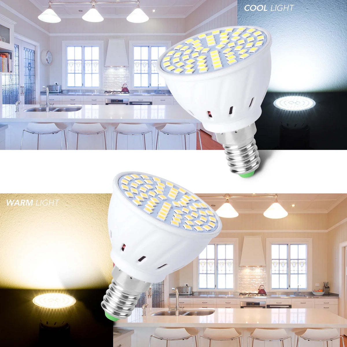 ampoule led e14 9w 500 lumens 2700k blanc moderne grille led chambre salon