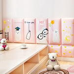 Motif ours mignon sur autocollant mural anti-collision