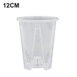 cache pot transparent moderne pot fleur sans motif 10cm 12cm 14cm 16cm ornement