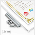cadre transparent certificats motifs floraux clips classique ornementé affichage autoportant