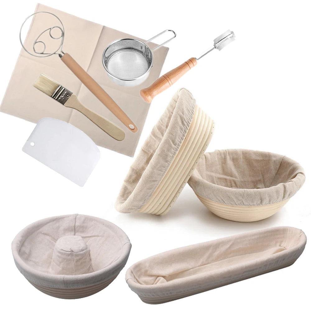 panier pain rustique bords osier coton beige clair couvercle artisanal bếp