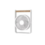 ventilateur portable led rechargeable moderne contrôle tactile noir violet beige