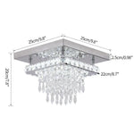 lustre suspendu cristal moderne led blanc transparent télécommande salon salle manger