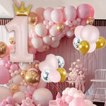 Ballons numéro 1 de 40 pouces pour anniversaire bébé