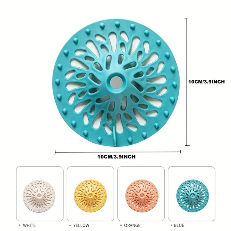 filtre bain moderne perforations bleu blanc jaune orange pratique salle bain