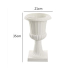 vase noir blanc rayures horizontales intérieur extérieur décoration jardin maison