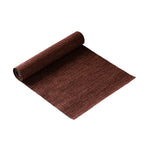 tapis lin marron clair moderne rustique texture tissée 60cm 20cm adhésif