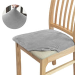 coussin chaise velours moderne beige gris élégants protection salon cuisine