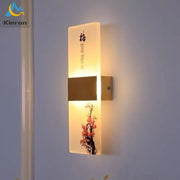 Applique murale LED en forme de fleur moderne pour chambre, bureau ou salon - Décoration intérieure élégante