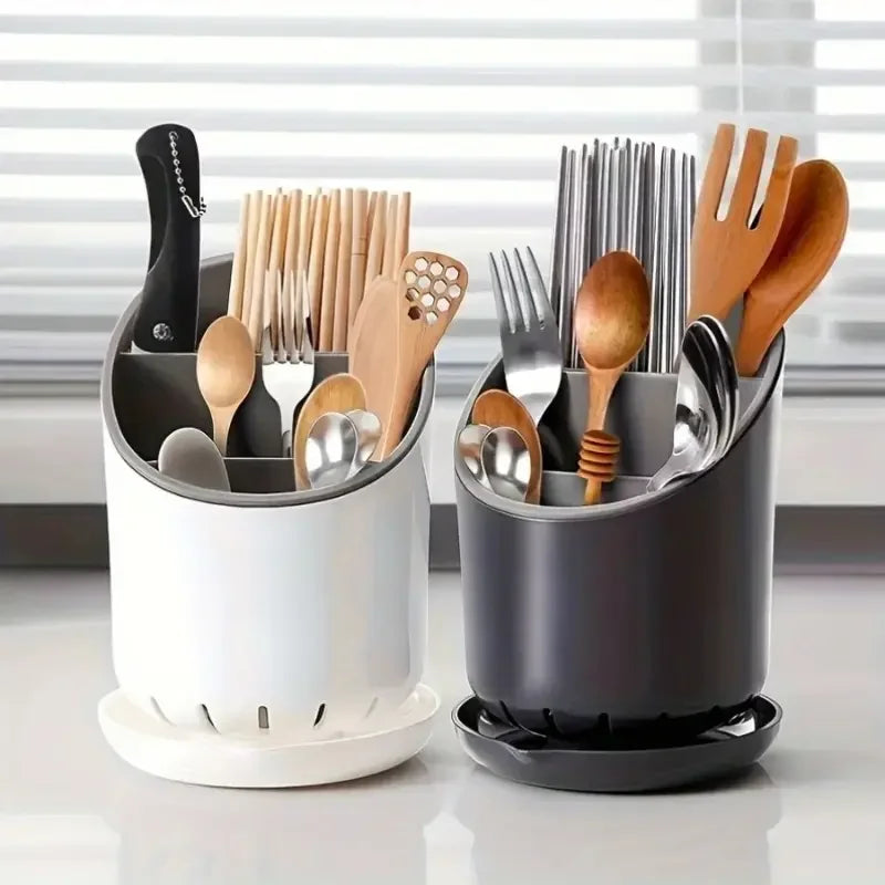 porte couverts réutilisable moderne blanc gris vert rose pratique vaisselle cuillères fourchettes couteaux