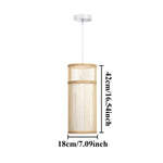 lampe suspendue rattan spirale moderne minimaliste naturel led 90 260v e27