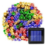 guirlande lumineuse solaire extérieure ip65 led multicolore décoration patio jardin fête