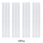 bandes antidérapantes adhésives transparentes 20cm 2cm pratique douche baignoire escaliers sol 40pcs