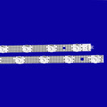 ruban led blanc perforé diodes adhésif moderne 6v 987mm kit télévision