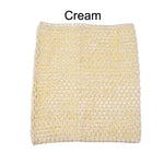 serviette crochet fait main motif rayures horizontales artisanale décoration maison enfant