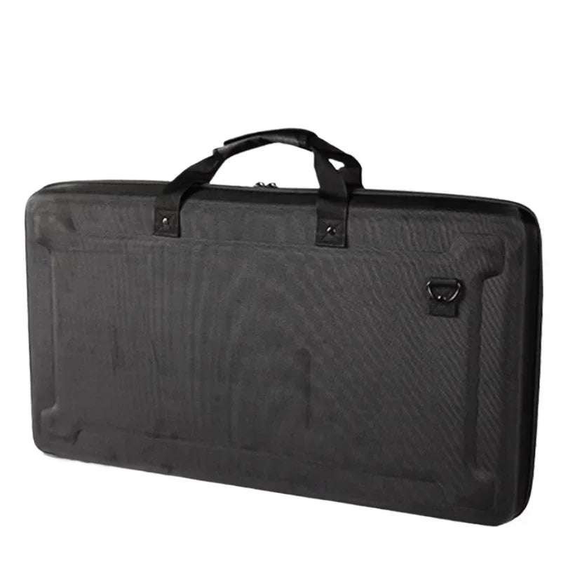 sac main noir polyestère moderne poignées tridimensionnel protection dj controller portable rangement articles divers