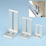supports d'angle argenté équerres d'angle industriels plats opaques aluminium bricolage travail bois fixations