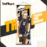 affiche bannière anime tobio kageyama orange noir illustration volley ballSuspense, demandé impose contraintes strictes