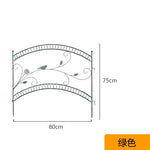 grille jardin art nouveau vert blanc support plante cloison décorativeextérieur facile assembler