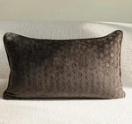 housse coussin décorative élégante marron motif géométrique moderne 100 polyester 45x45cm sofa