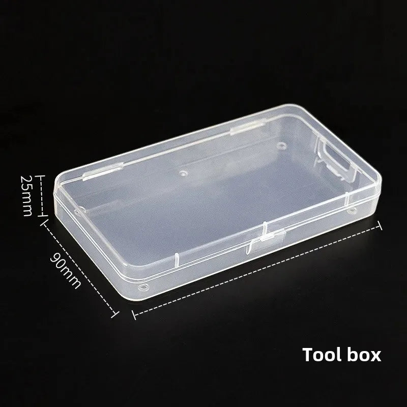 boîte rangement bijoux transparent grands compartiments 28 petits compartiments clips