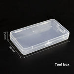 boîte rangement bijoux transparent grands compartiments 28 petits compartiments clips