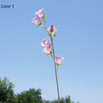 bouquet artificiel moderne violet blanc rose jaune mariage anniversaire intérieur decoration