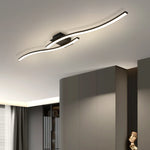 lampe led moderne aluminium noir blanc contemporain cuisine salon chambre