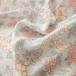 Housse de couette imprimée fleurs dans différentes couleurs disponibles