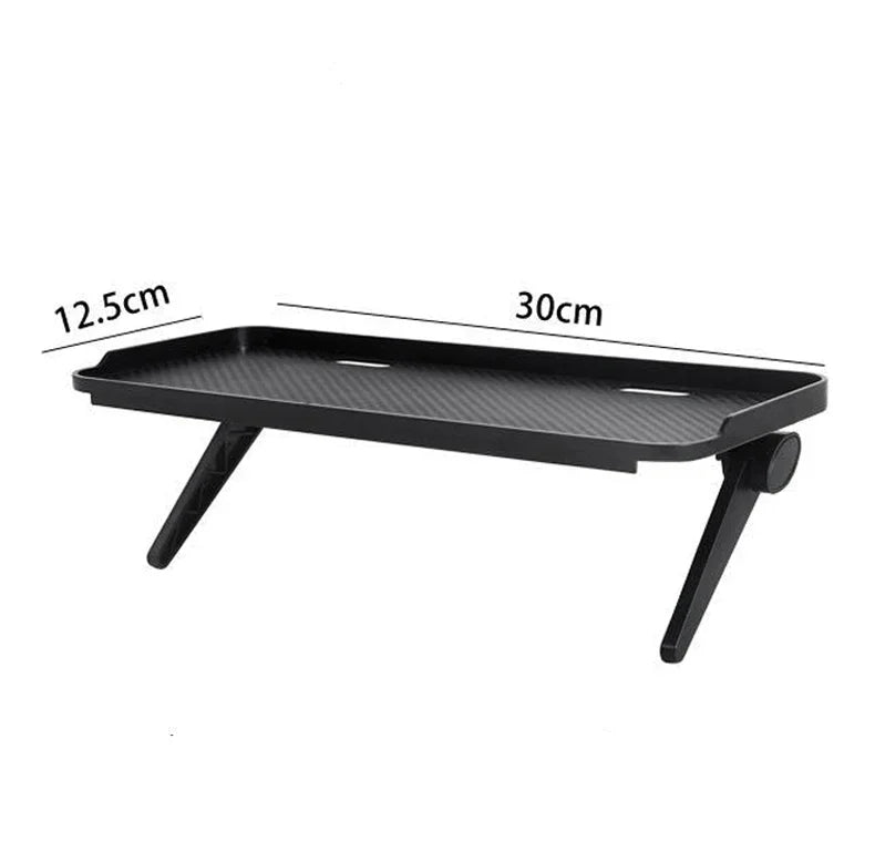 support multifonctionnel étagère réglable noir blanc rangement ordinateur moniteur télécommande câbles moderne minimaliste