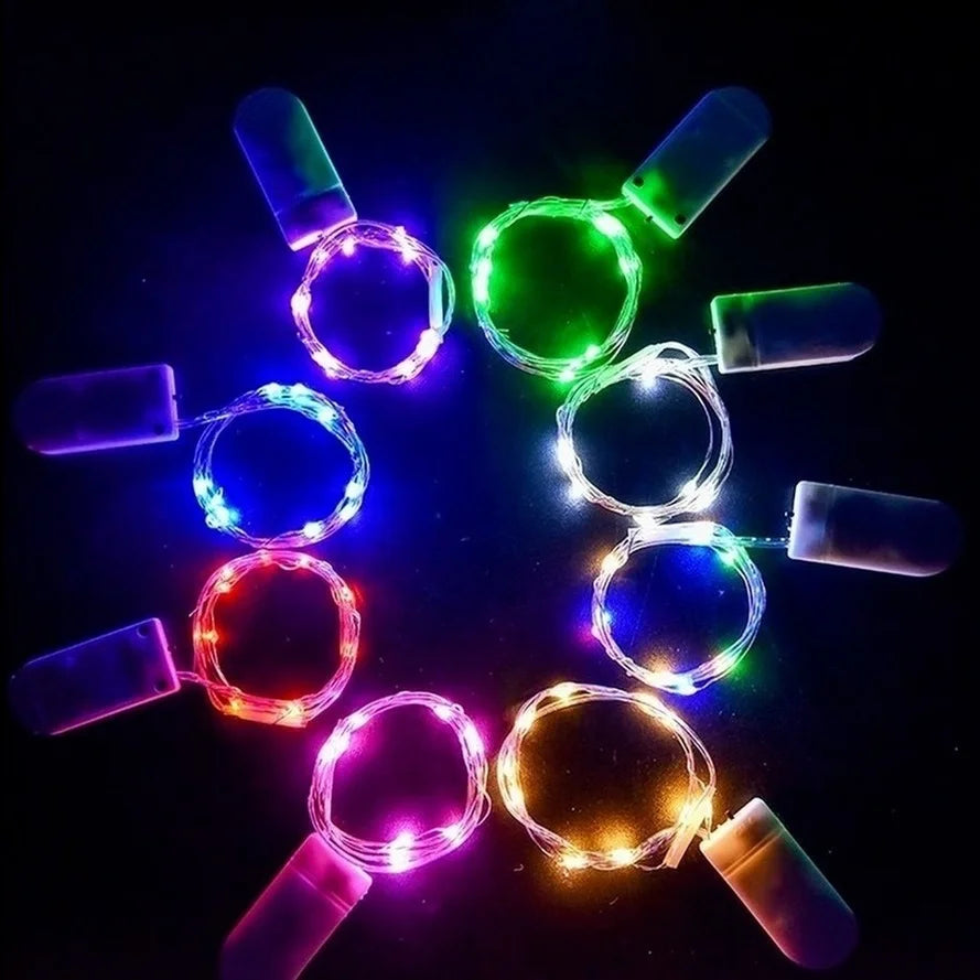 guirlande lumineuse led fil cuivre décoration noël mariage anniversaire fête intérieur extérieur blanc chaud